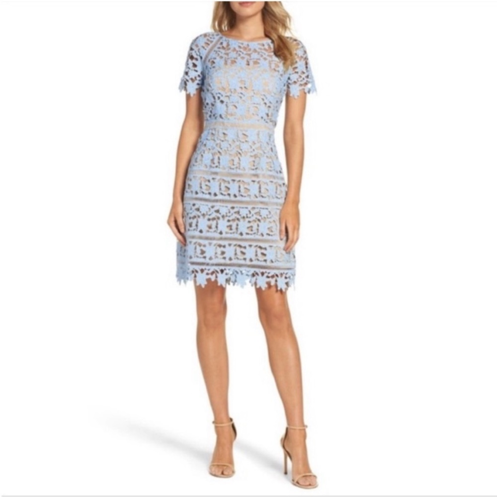 Eliza J. Blue Lace Dress Size 2